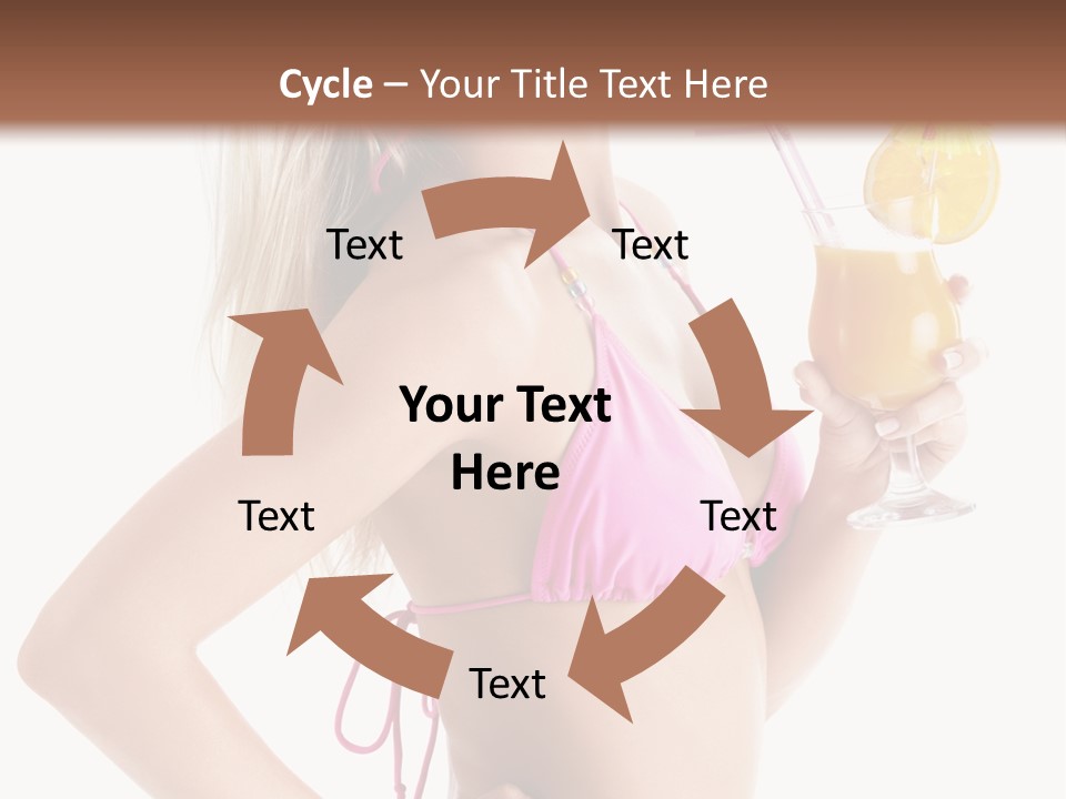 Pink Cheerful Human PowerPoint Template