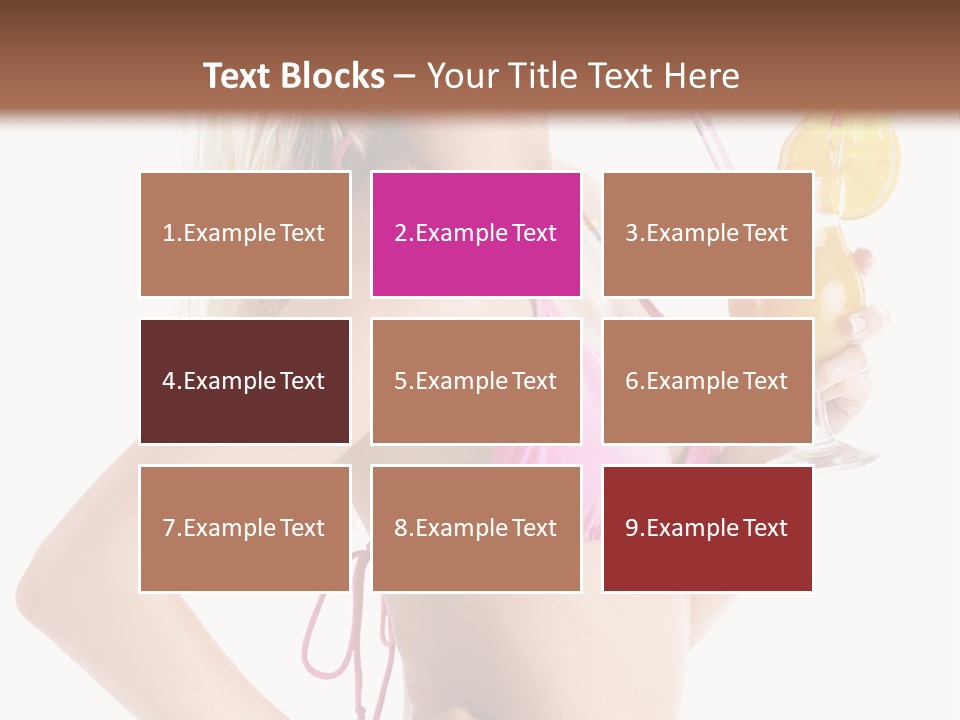 Pink Cheerful Human PowerPoint Template