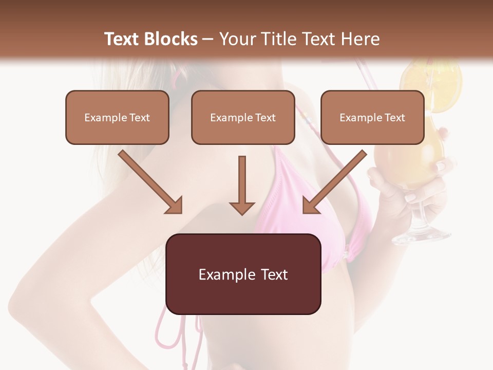 Pink Cheerful Human PowerPoint Template