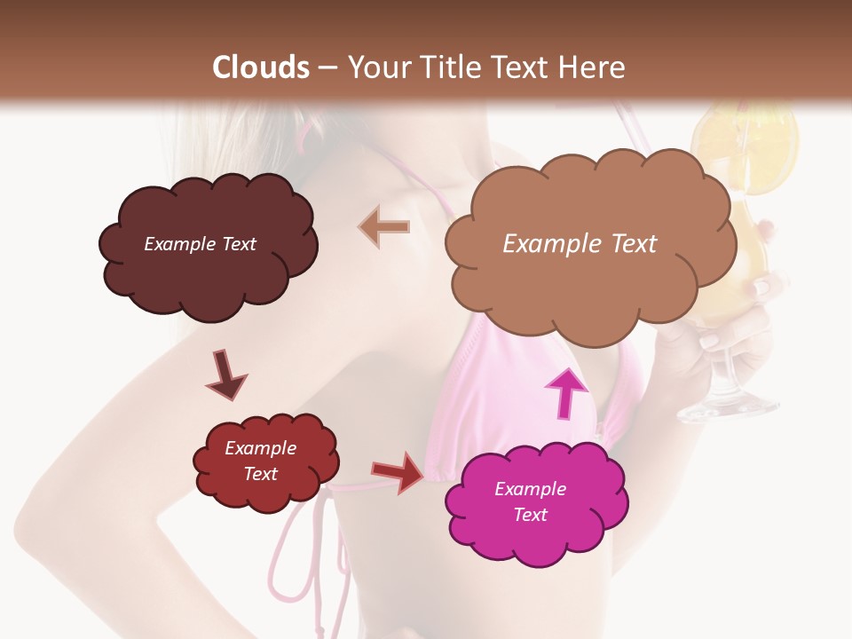 Pink Cheerful Human PowerPoint Template