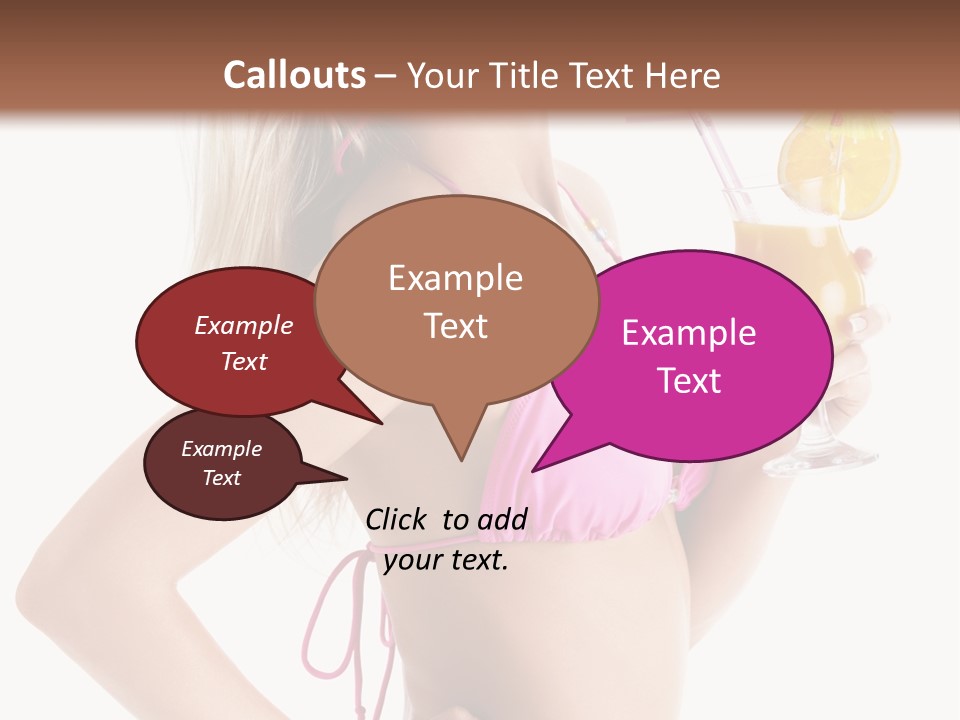 Pink Cheerful Human PowerPoint Template