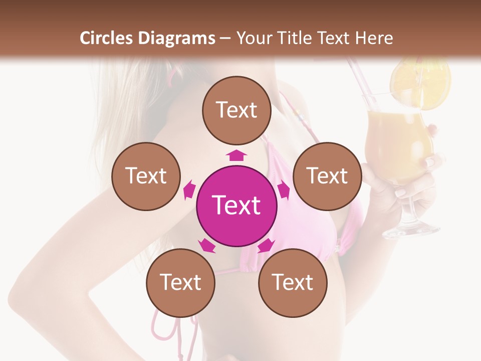 Pink Cheerful Human PowerPoint Template