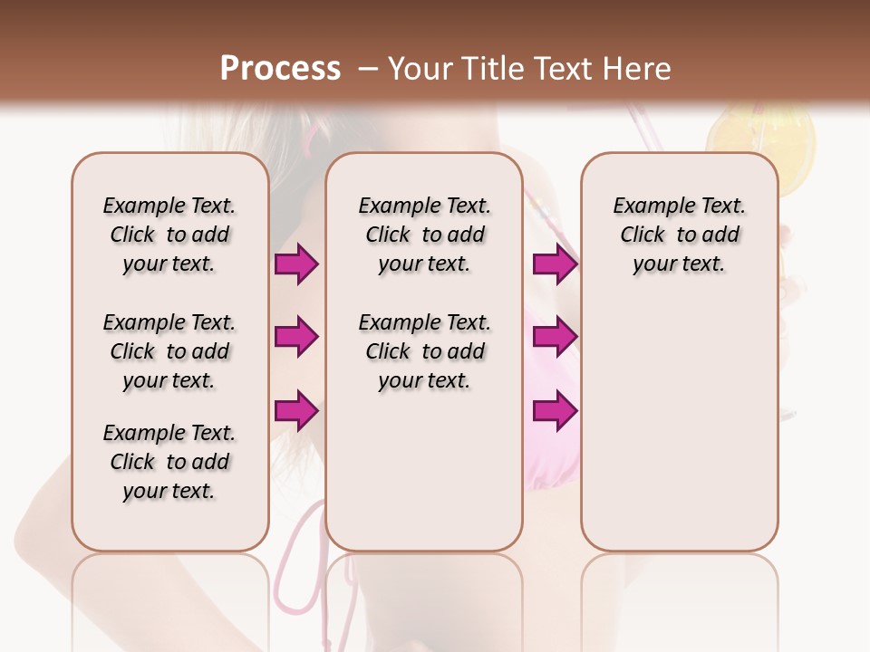 Pink Cheerful Human PowerPoint Template