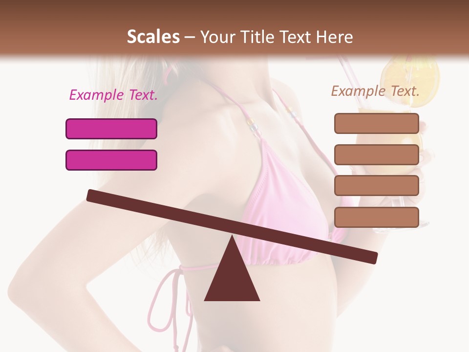 Pink Cheerful Human PowerPoint Template