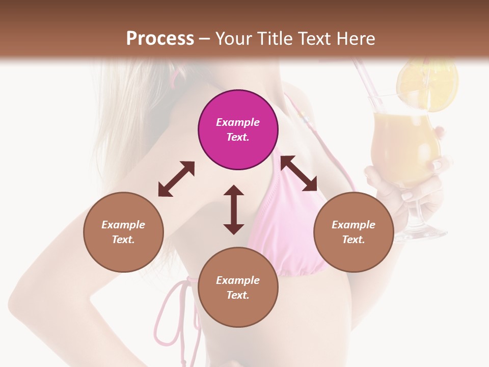 Pink Cheerful Human PowerPoint Template