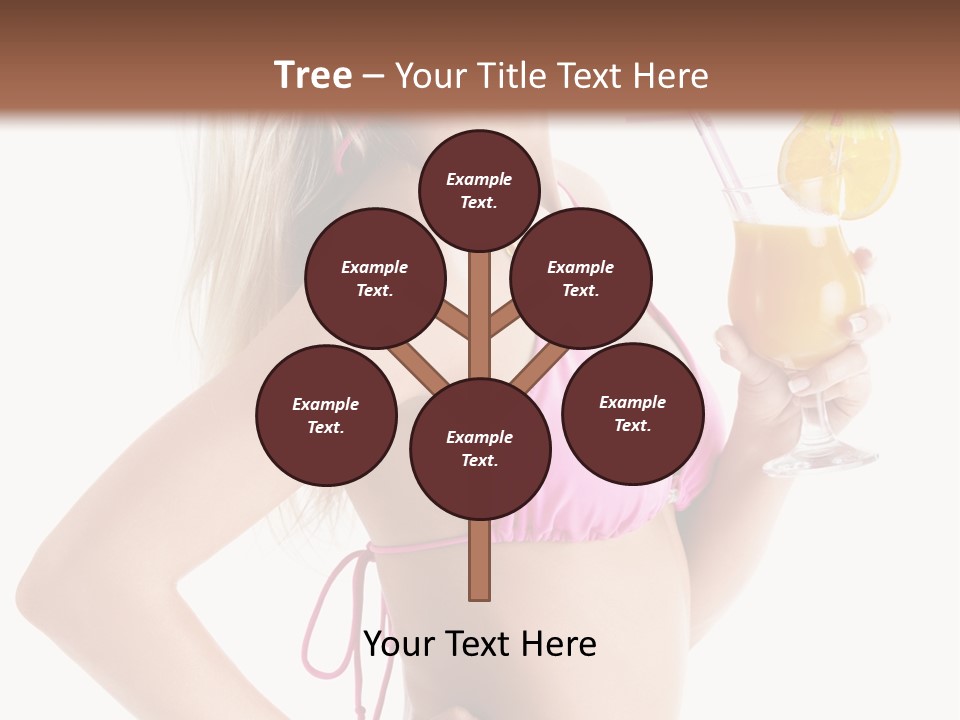 Pink Cheerful Human PowerPoint Template