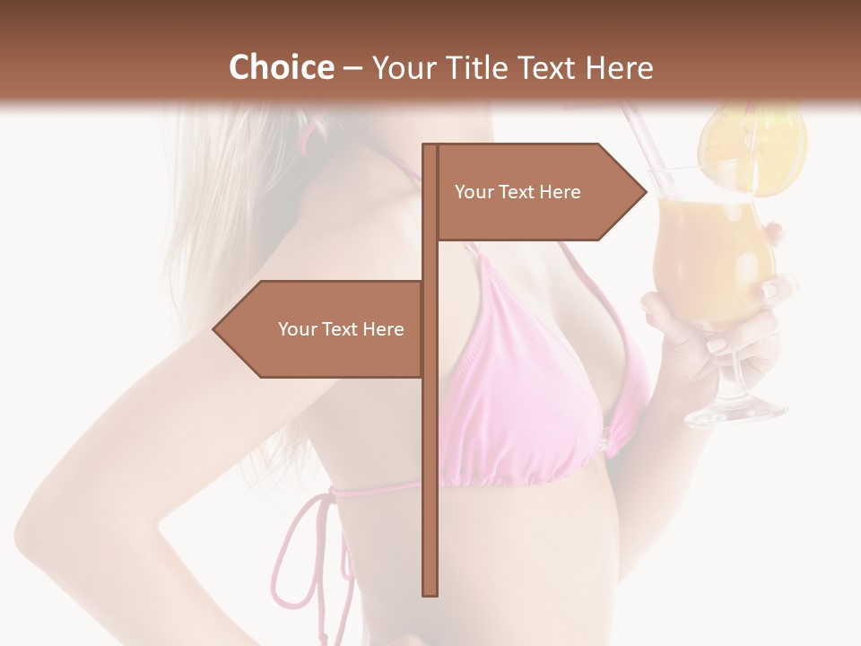 Pink Cheerful Human PowerPoint Template