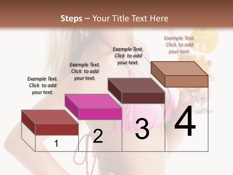 Pink Cheerful Human PowerPoint Template