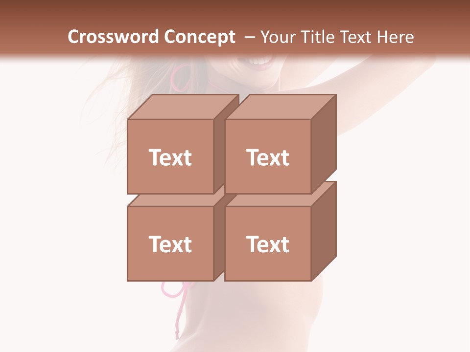 Summer Smiling Beauty PowerPoint Template