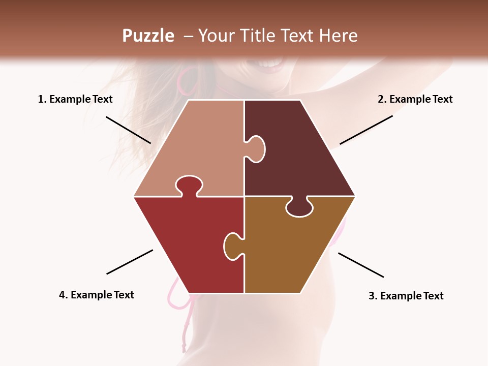 Summer Smiling Beauty PowerPoint Template