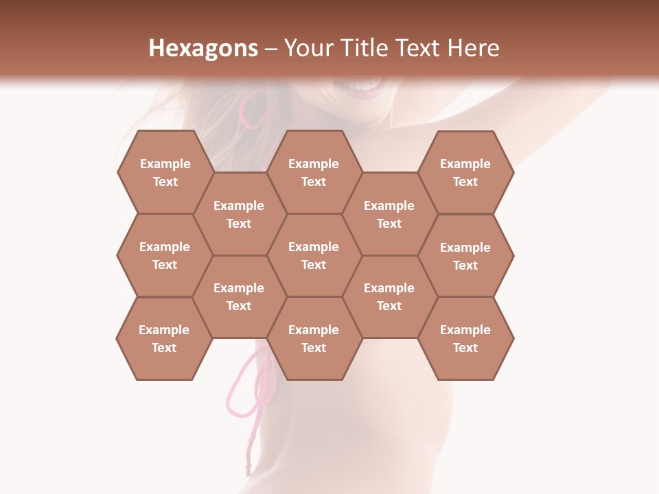 Summer Smiling Beauty PowerPoint Template