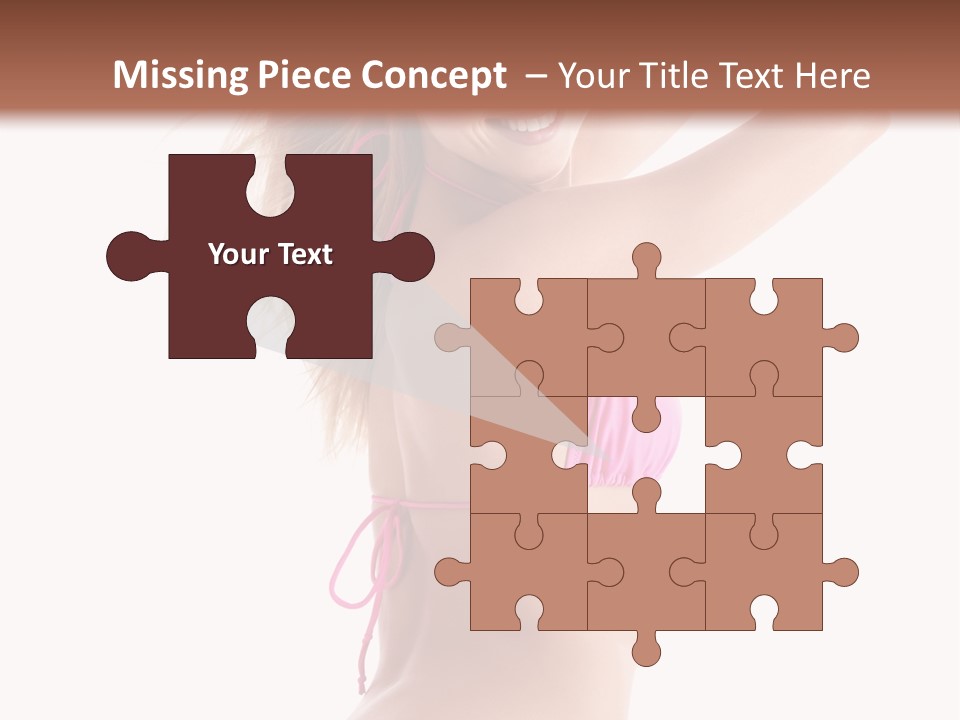 Summer Smiling Beauty PowerPoint Template