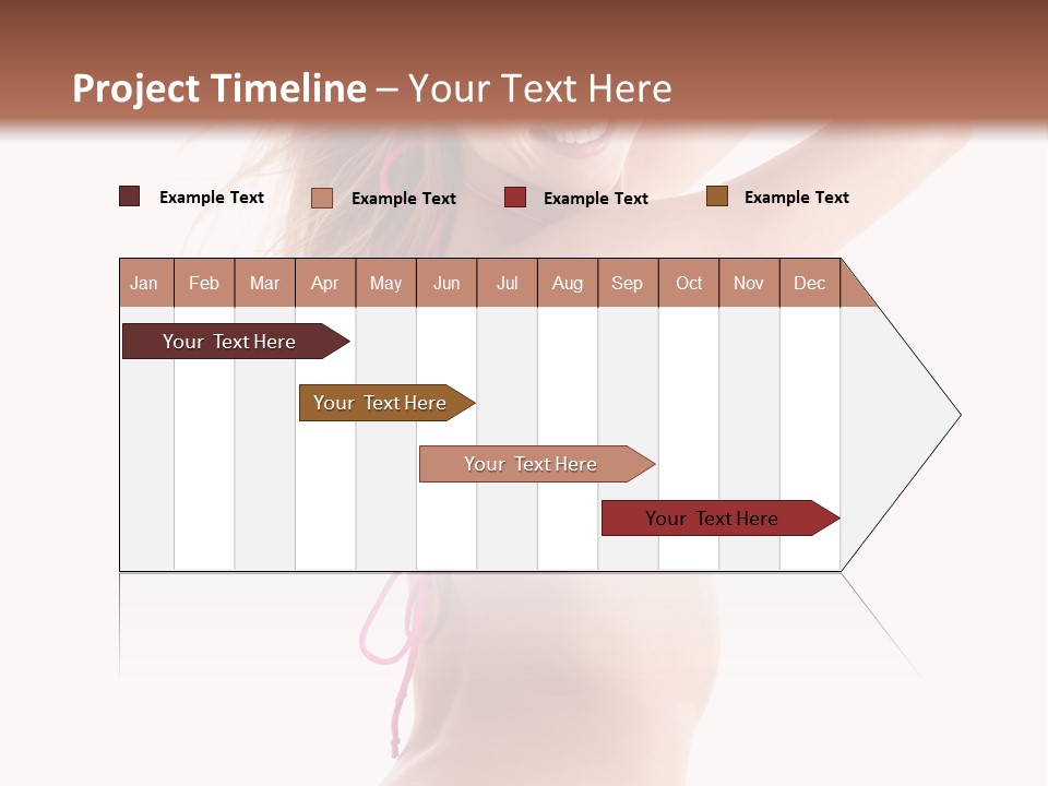 Summer Smiling Beauty PowerPoint Template