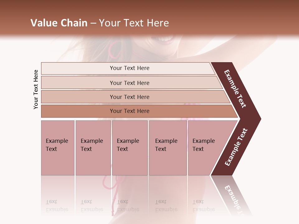 Summer Smiling Beauty PowerPoint Template