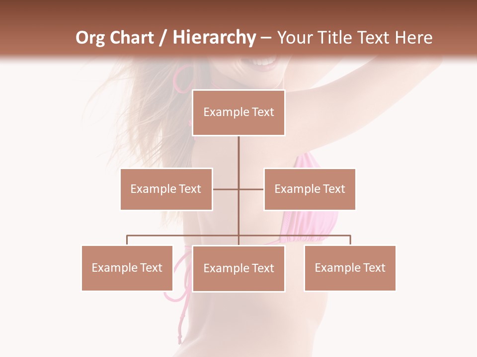 Summer Smiling Beauty PowerPoint Template