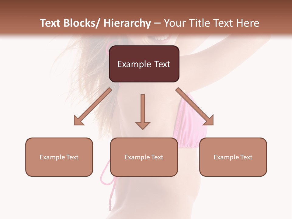 Summer Smiling Beauty PowerPoint Template