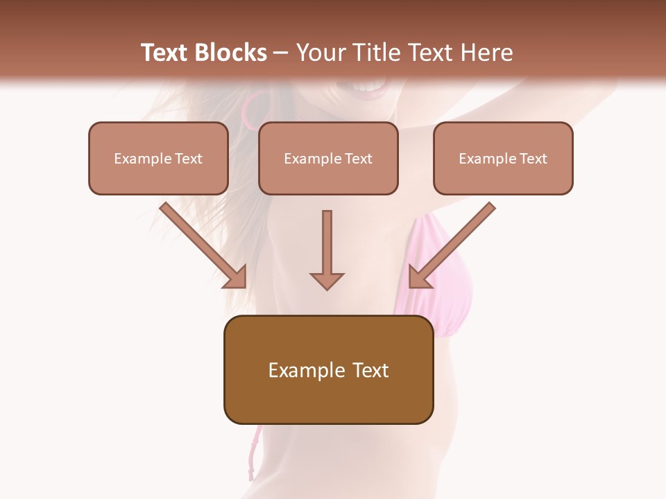 Summer Smiling Beauty PowerPoint Template