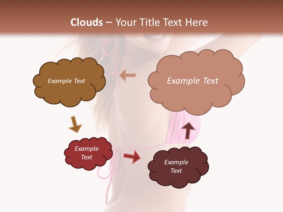 Summer Smiling Beauty PowerPoint Template