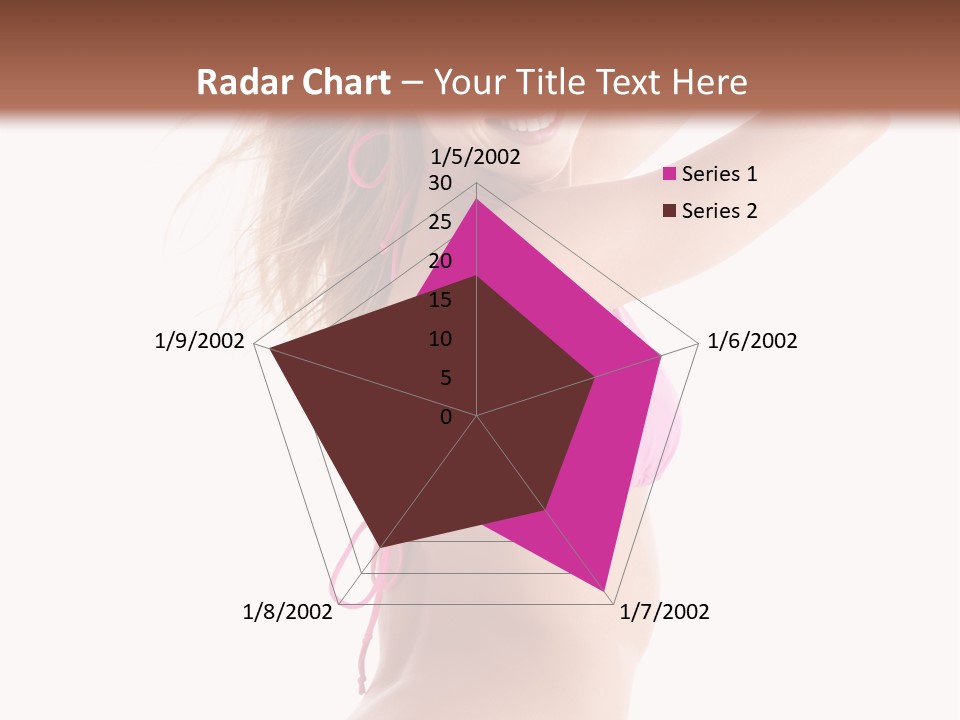 Summer Smiling Beauty PowerPoint Template