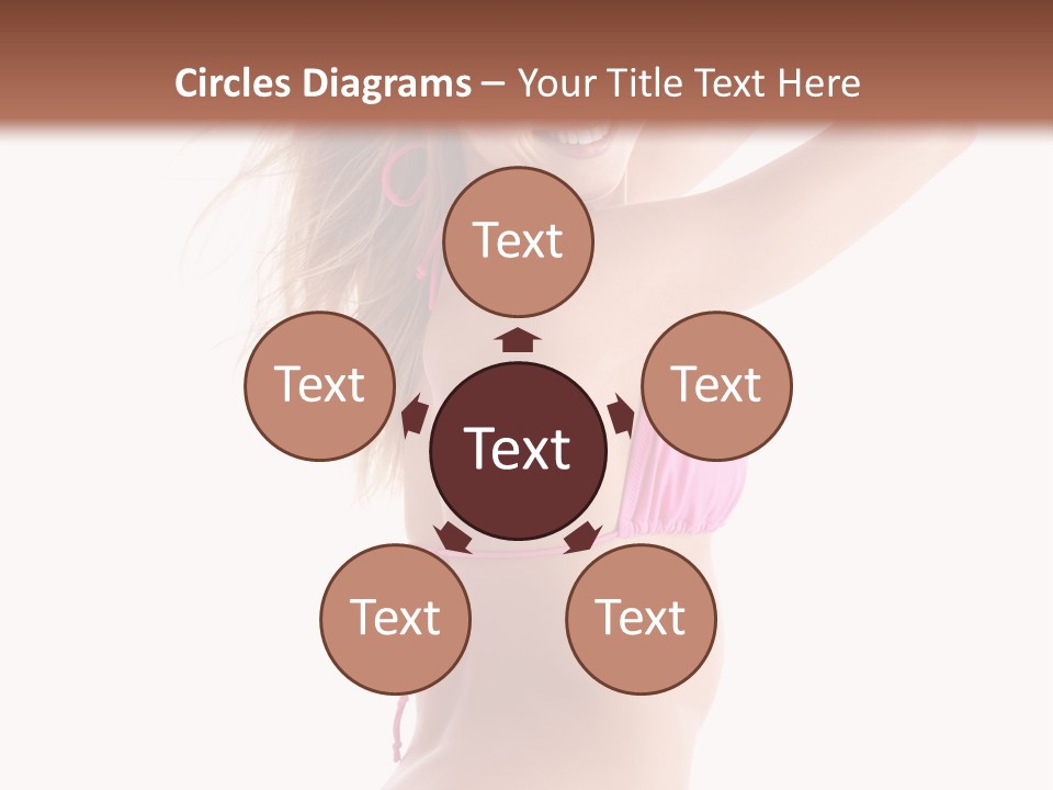 Summer Smiling Beauty PowerPoint Template