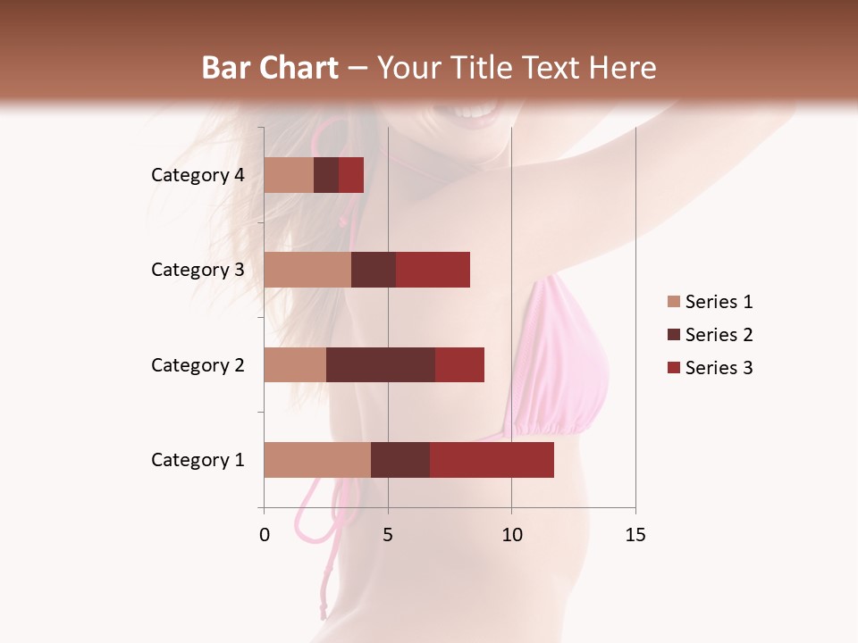 Summer Smiling Beauty PowerPoint Template