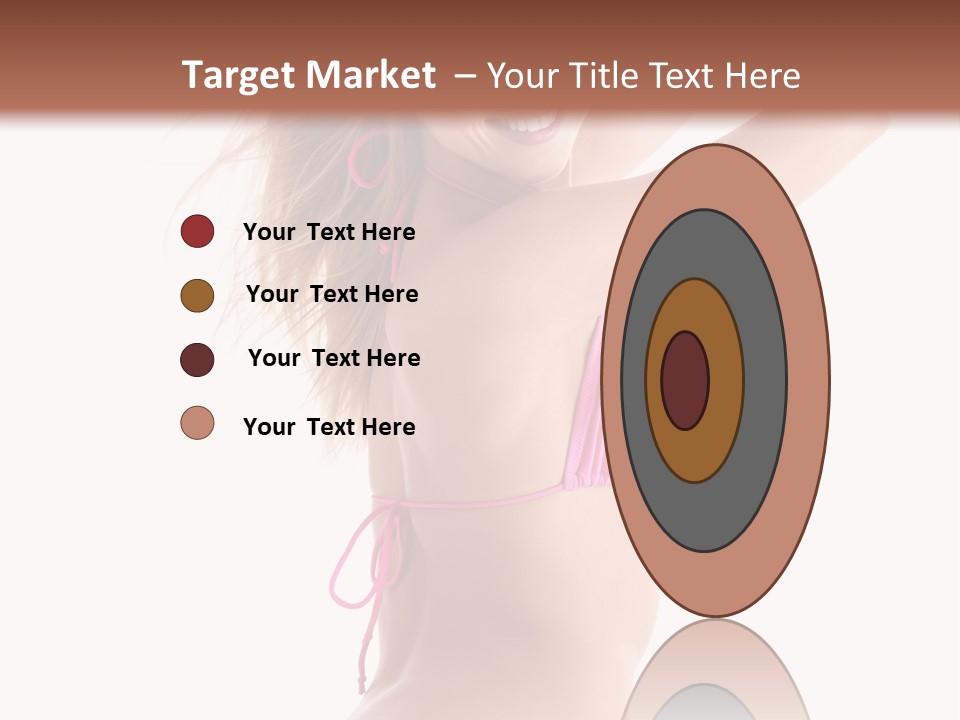 Summer Smiling Beauty PowerPoint Template