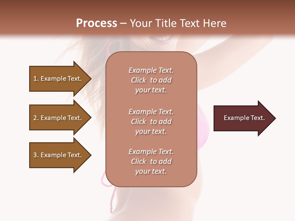 Summer Smiling Beauty PowerPoint Template