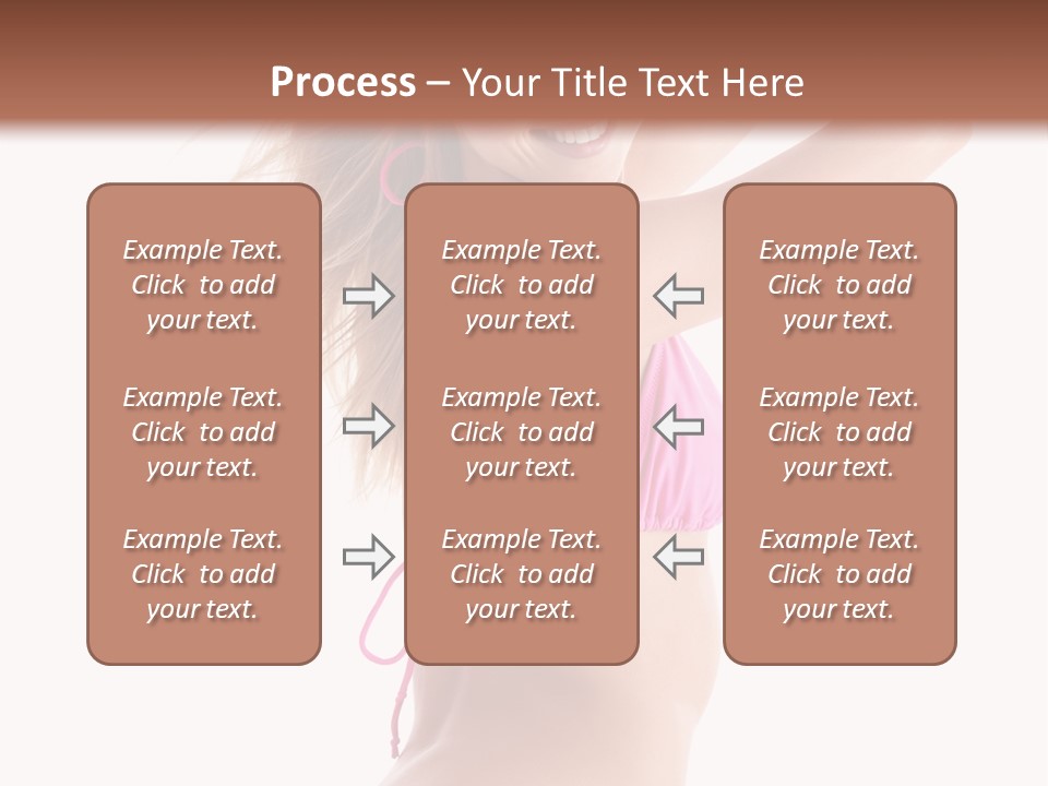 Summer Smiling Beauty PowerPoint Template