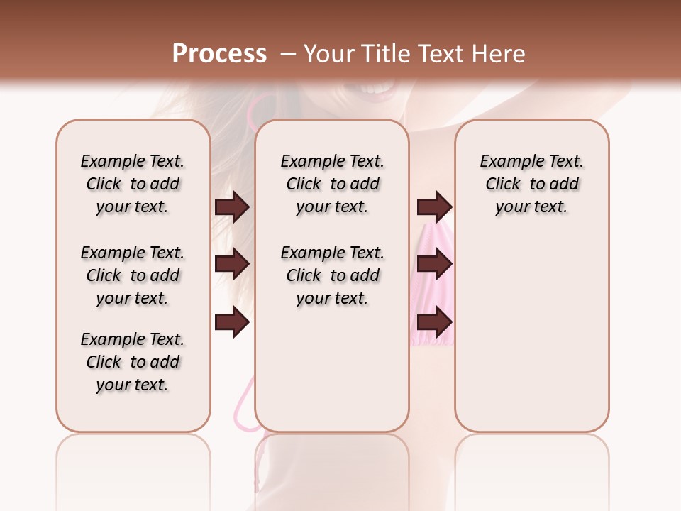 Summer Smiling Beauty PowerPoint Template