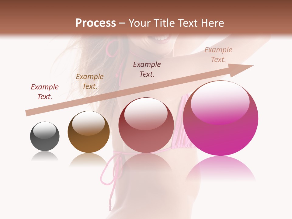 Summer Smiling Beauty PowerPoint Template