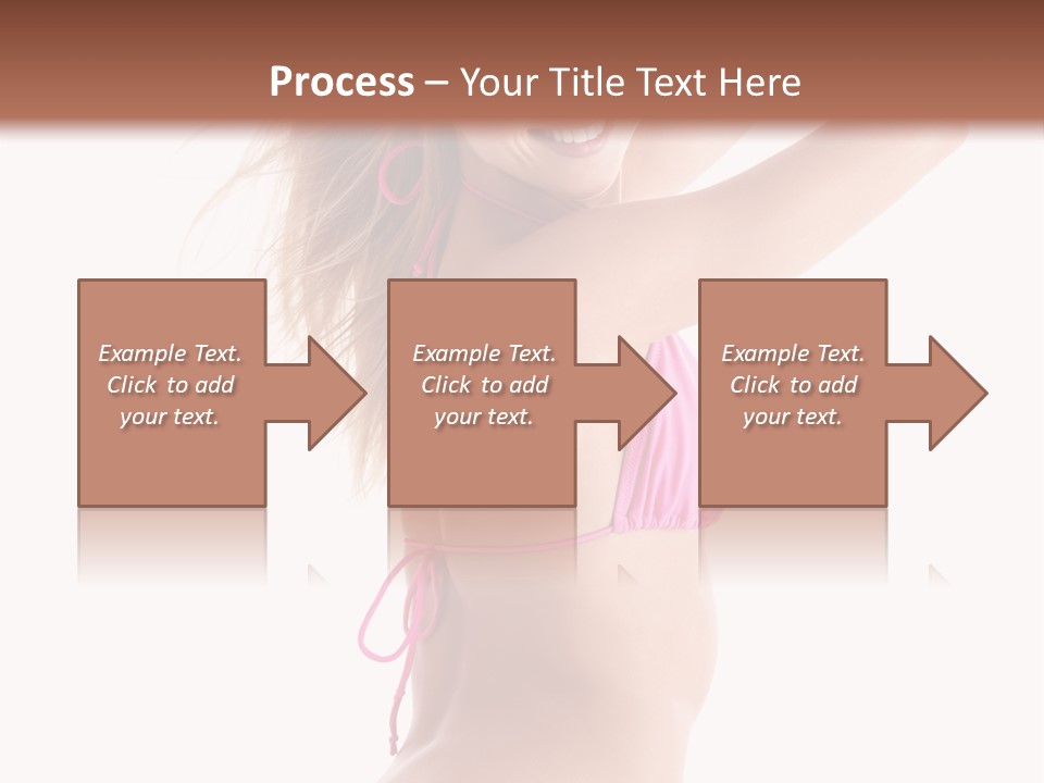 Summer Smiling Beauty PowerPoint Template