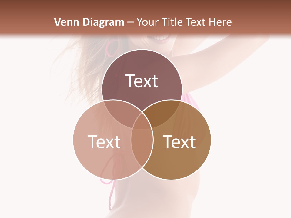 Summer Smiling Beauty PowerPoint Template