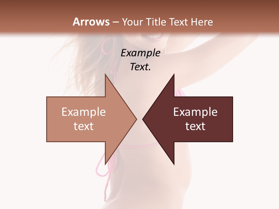 Summer Smiling Beauty PowerPoint Template