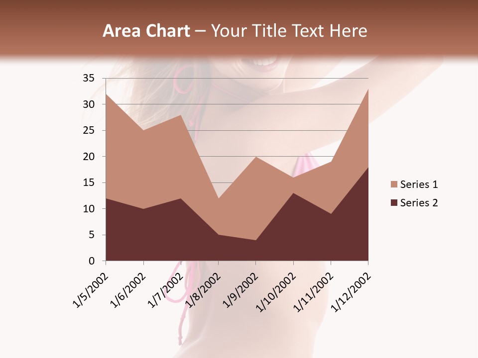 Summer Smiling Beauty PowerPoint Template