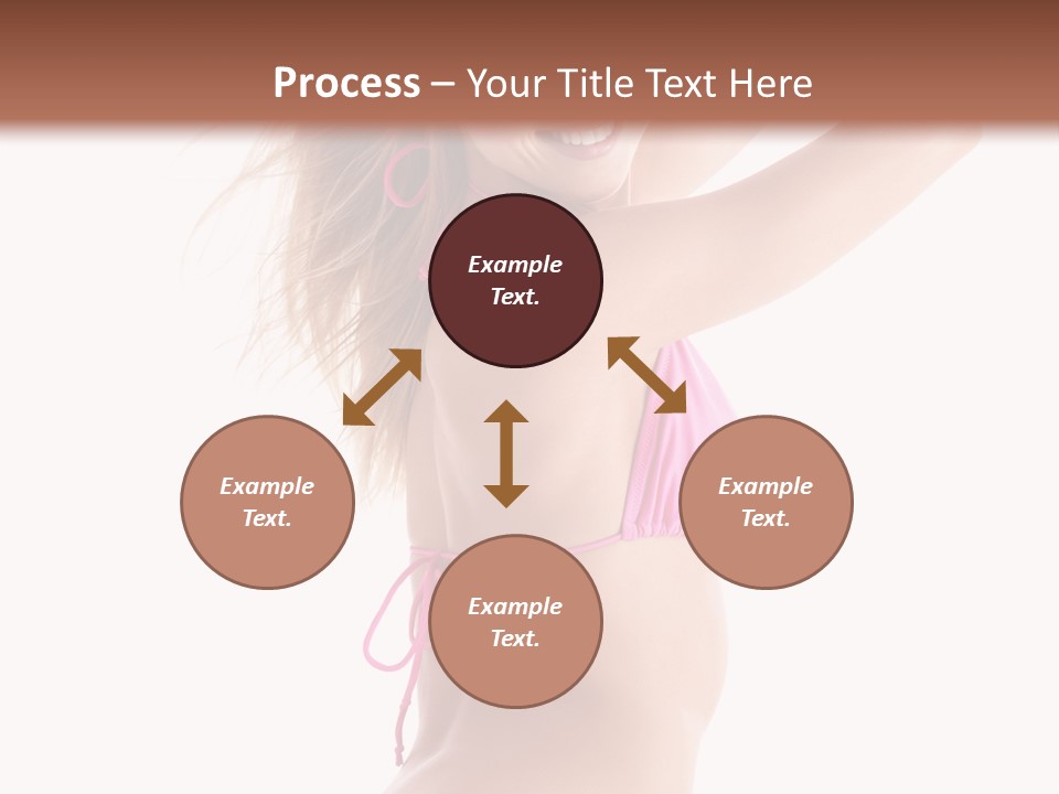 Summer Smiling Beauty PowerPoint Template