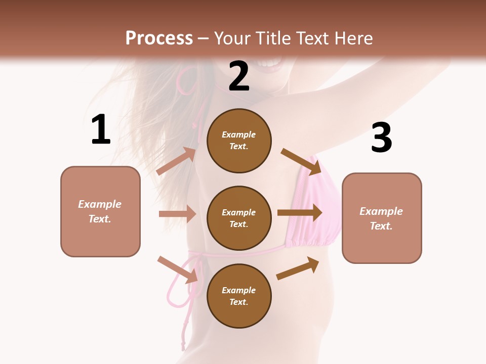 Summer Smiling Beauty PowerPoint Template