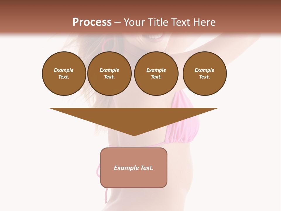 Summer Smiling Beauty PowerPoint Template