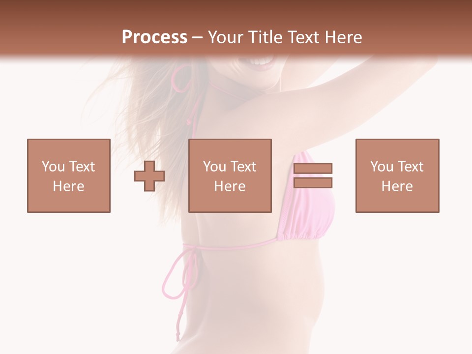 Summer Smiling Beauty PowerPoint Template