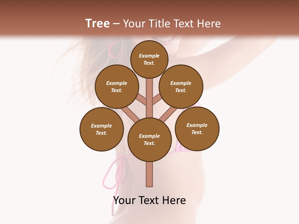 Summer Smiling Beauty PowerPoint Template