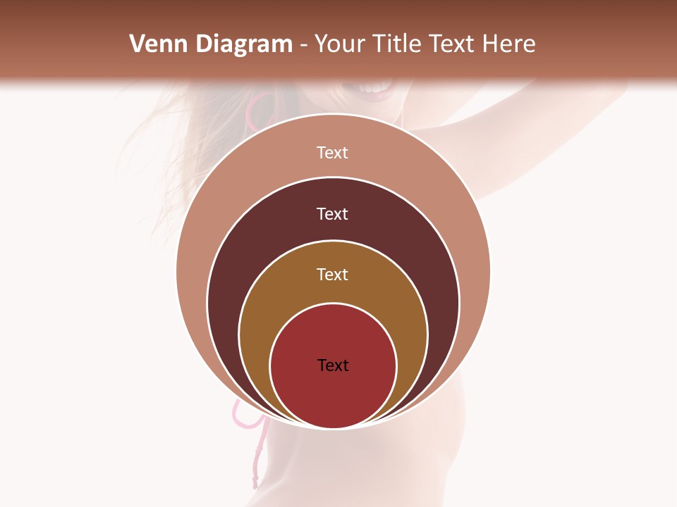 Summer Smiling Beauty PowerPoint Template