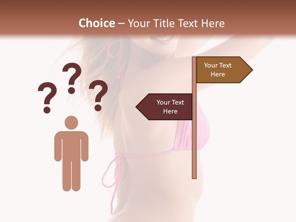 Summer Smiling Beauty PowerPoint Template