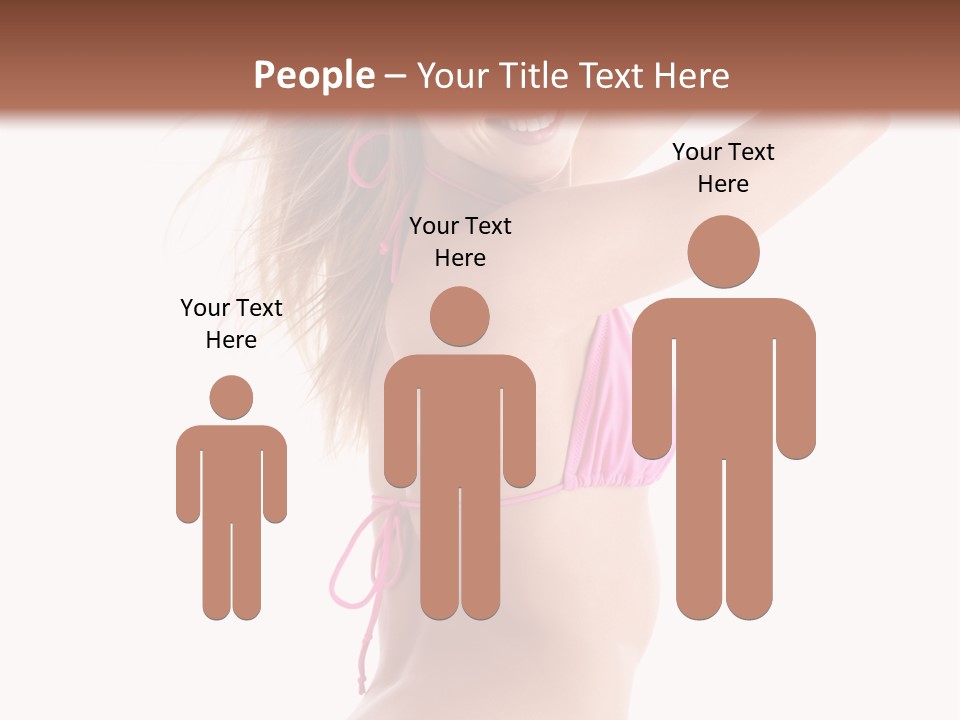 Summer Smiling Beauty PowerPoint Template