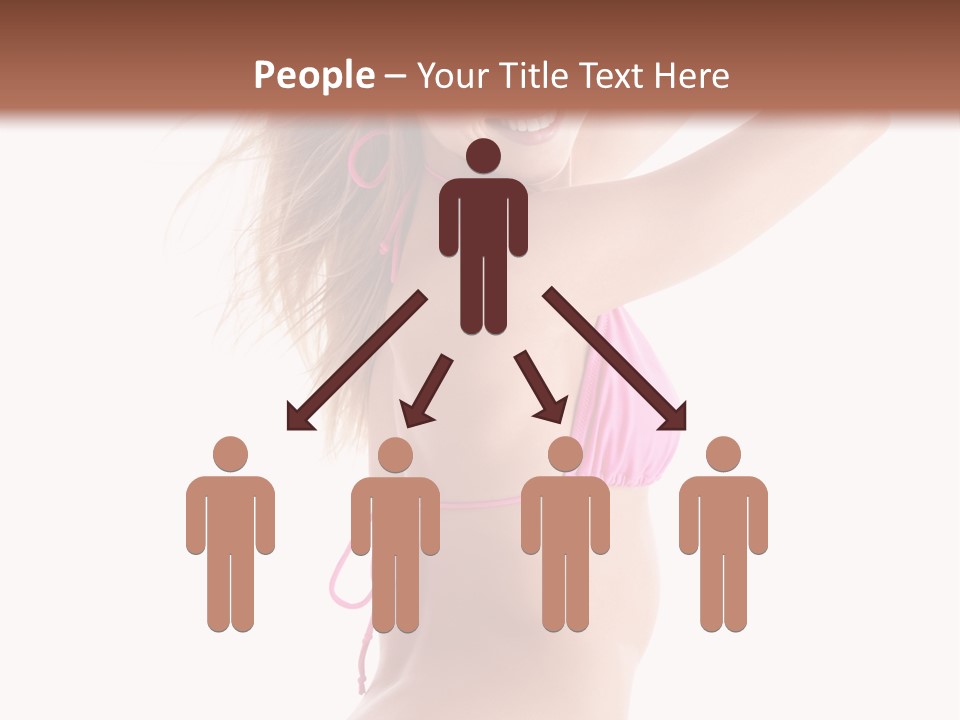 Summer Smiling Beauty PowerPoint Template