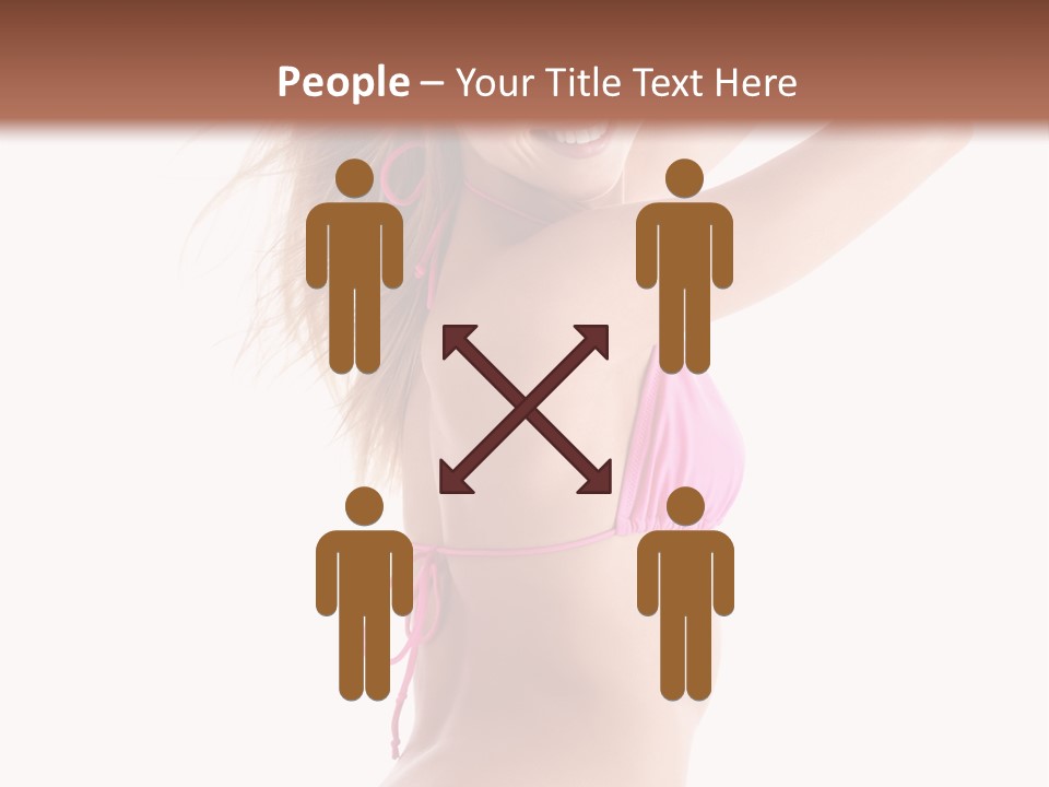 Summer Smiling Beauty PowerPoint Template