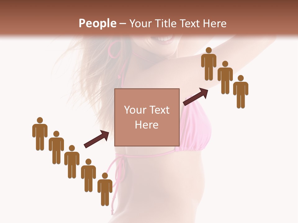 Summer Smiling Beauty PowerPoint Template