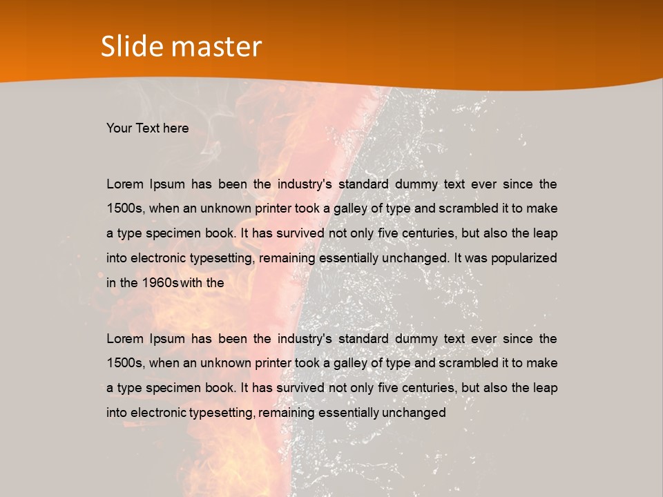 Spark Cuisine Fresh PowerPoint Template