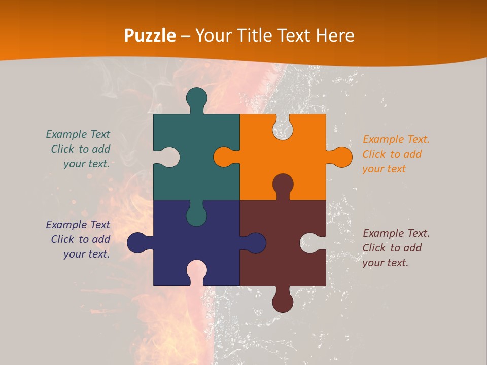 Spark Cuisine Fresh PowerPoint Template