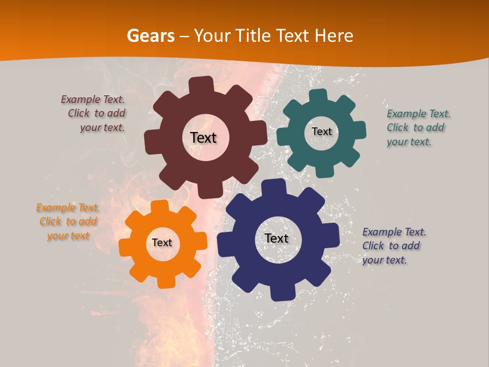 Spark Cuisine Fresh PowerPoint Template