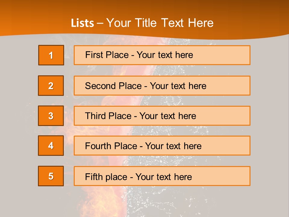 Spark Cuisine Fresh PowerPoint Template