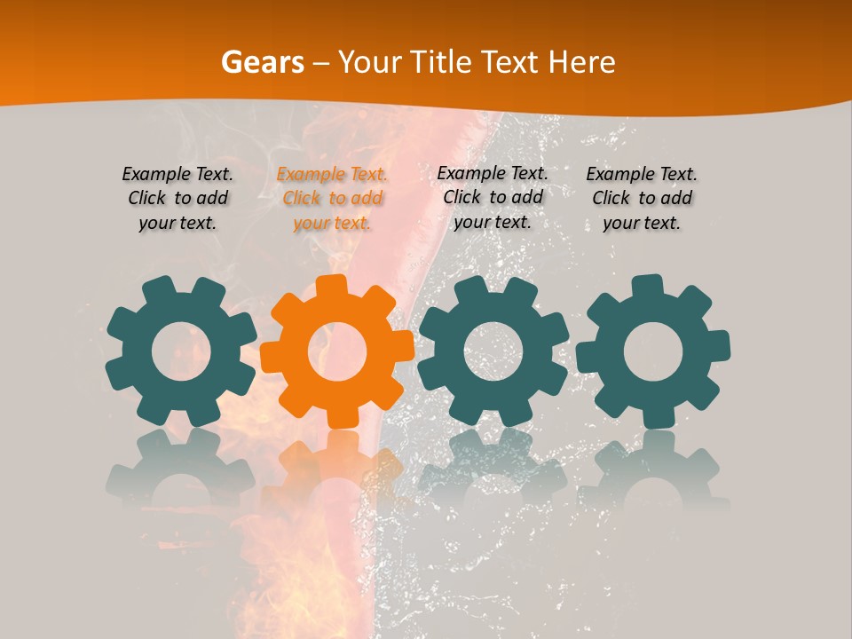 Spark Cuisine Fresh PowerPoint Template